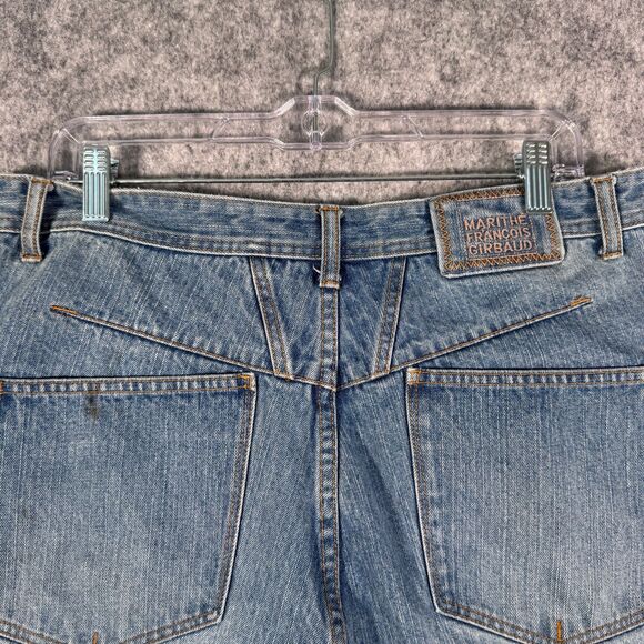 Marithe Francois Girbaud Shorts Mens Size 34 Blue Jean Baggy Jorts Vintage Y2K - Picture 14 of 16